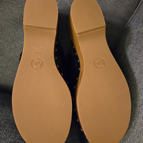 Michael Kors Rye Studded Black Clogs - Picture 4 of 5